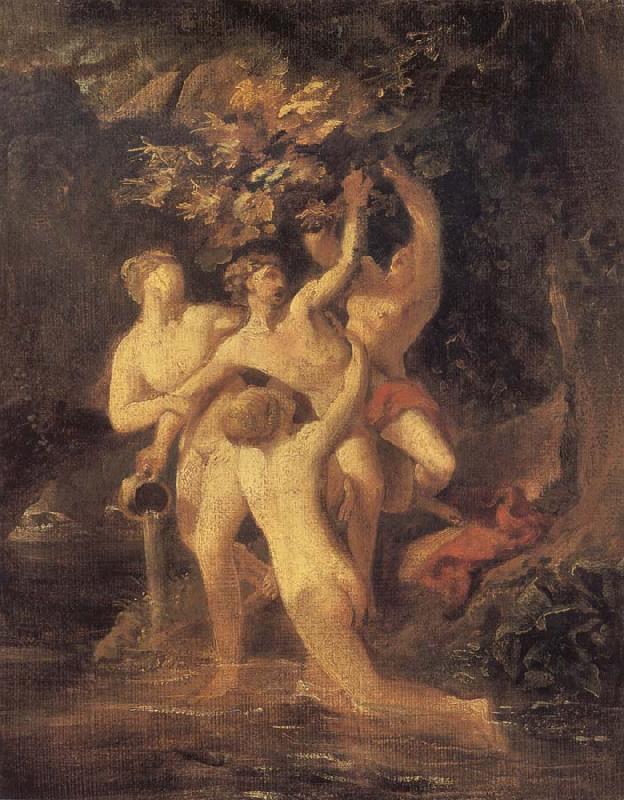 Karl Briullov Hylas and Nymphs oil painting image